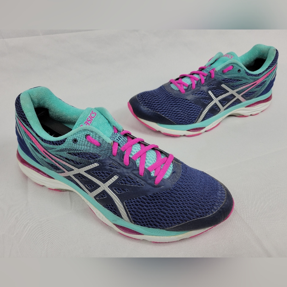 Asics Gel Cumulus 18 Athletic Comfort Shoes Womens Size 10 Multicolor T6C8N - Picture 1 of 12